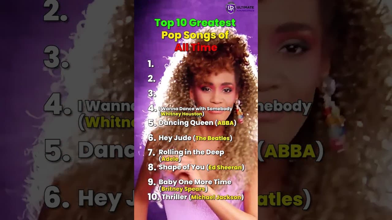 Top 10 Greatest Pop Songs Of All Time 